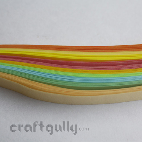 Quilling Strips 10mm Assorted Pastels