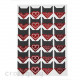 Photo Corners - Vintage - Red and Silver