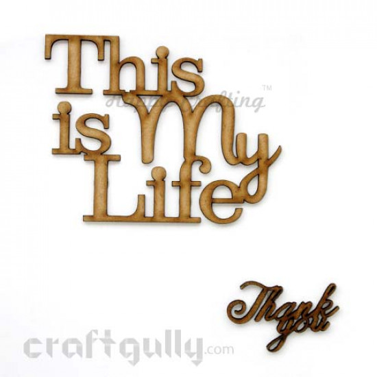 Laser Cut - Wooden Elements #1 Laser Cut - Wooden Elements #1