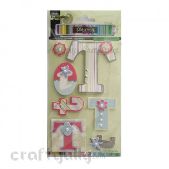 Paper 3D Stickers - Alphabet 'T' Paper 3D Stickers - Alphabet 'T'