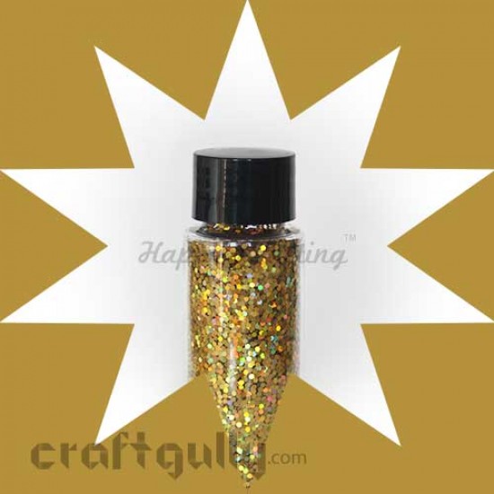 Glitter Large - Hologram Gold - 30ml