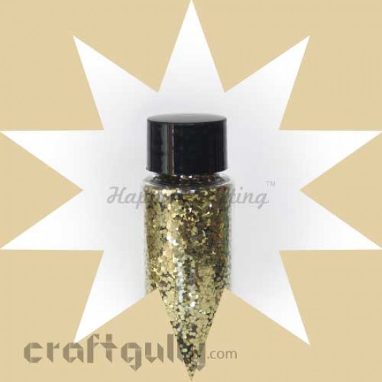 Glitter Large - Light Gold - 30ml