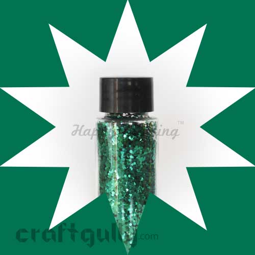 Glitter Large - Emerald Green - 30ml