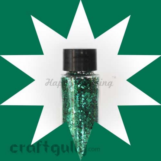Glitter Large - Emerald Green - 30ml