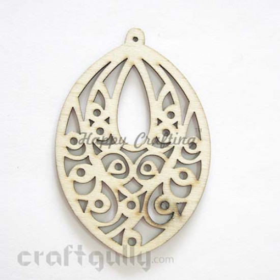 Laser Cut 80mm - Wooden Elements #4 Laser Cut 80mm - Wooden Elements #4