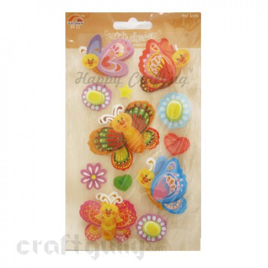 3D Stickers PVC #4 - Butterfly