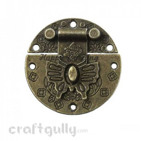 Miniature Locks - 40mm - Vintage Bronze 