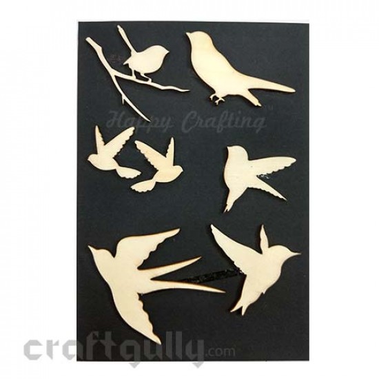 Laser Cut - Wooden Elements #6 - Bird