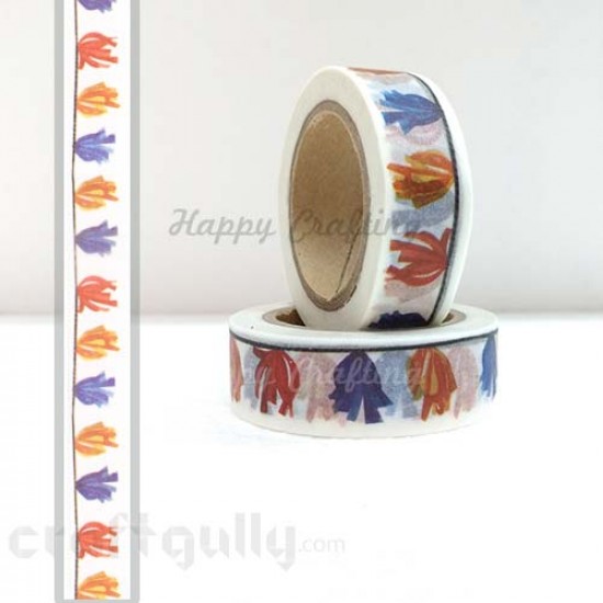 Washi Tapes 15mm -  Pattern #10 - 10 meters