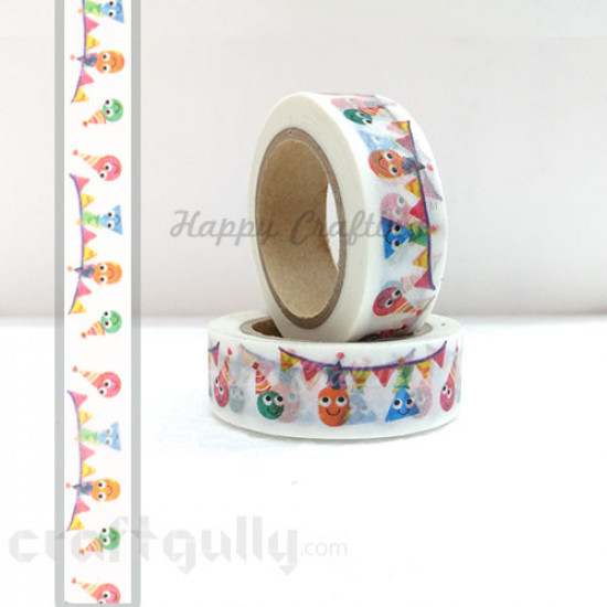 Washi Tapes 15mm -  Pattern #13 - 10 meters