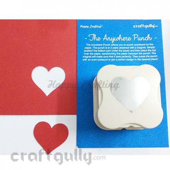 Anywhere Punch by CraftGully - Heart Anywhere Punch by CraftGully - Heart