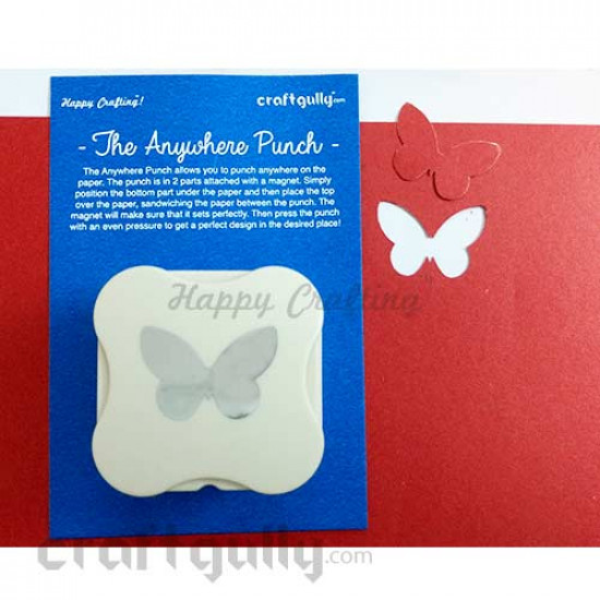 Anywhere Punch by CraftGully - Butterfly Anywhere Punch by CraftGully - Butterfly