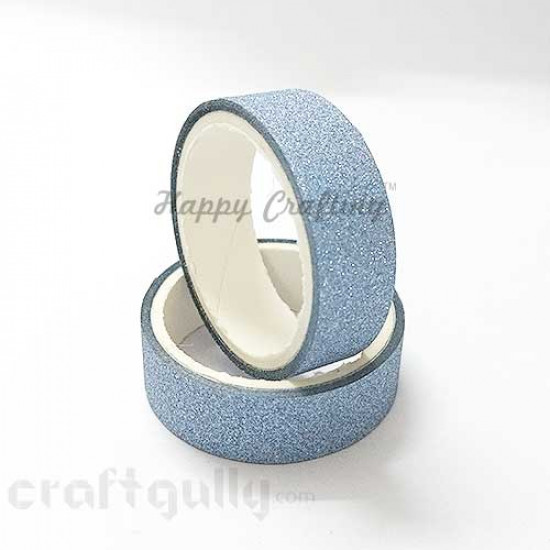 Shimmer Tapes 15mm - Sky Blue - Pack of 1