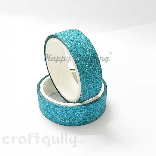 Shimmer Tapes 15mm - Turquoise - Pack of 1
