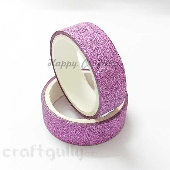 Shimmer Tapes 15mm - Dark Pink - Pack of 1