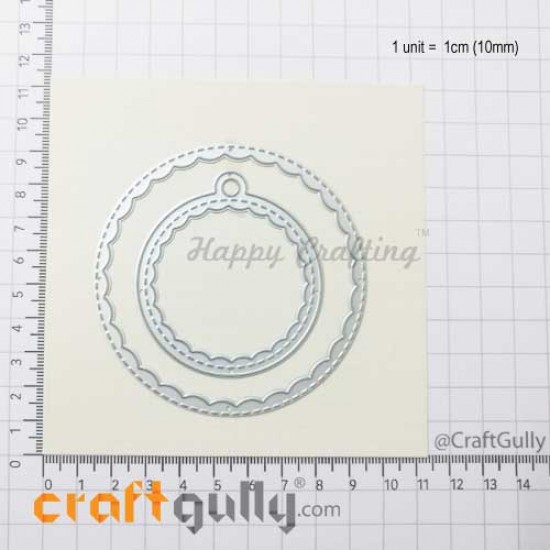 Dies - Metal - Round Tag - Pack of 2