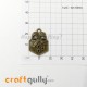 Charms / Elements 25mm Metal - Gift Boxes #1 - Bronze - Pack of 1 Charms / Elements 25mm Metal - Gift Boxes #1 - Bronze - Pack of 1