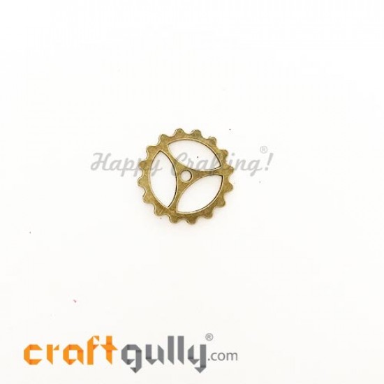 Charms / Elements 22mm Metal - Gear #2 - Bronze - Pack of 1 Charms / Elements 22mm Metal - Gear #2 - Bronze - Pack of 1