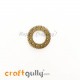 Charms / Elements 25mm Metal - Gear #3 - Bronze - Pack of 1 Charms / Elements 25mm Metal - Gear #3 - Bronze - Pack of 1