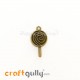 Charms / Elements 26.5mm Metal - Food Lollipop - Bronze - Pack of 1 Charms / Elements 26.5mm Metal - Food Lollipop - Bronze - Pack of 1