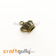 Charms / Elements 17mm Metal - Crown #1 - Bronze - Pack of 1 Charms / Elements 17mm Metal - Crown #1 - Bronze - Pack of 1