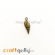 Charms / Elements 24mm Metal - Shell #3 - Bronze - Pack of 1 Charms / Elements 24mm Metal - Shell #3 - Bronze - Pack of 1