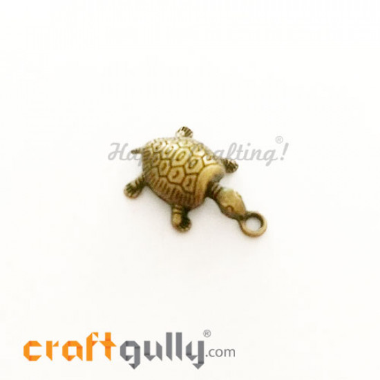 Charms / Elements 22mm Metal - Marine Sea Turtle - Bronze - Pack of 1 Charms / Elements 22mm Metal - Marine Sea Turtle - Bronze - Pack of 1
