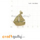 Charms / Elements 31mm Metal - Marine Sail Boat #1 - Bronze - Pack of 1 Charms / Elements 31mm Metal - Marine Sail Boat #1 - Bronze - Pack of 1