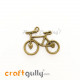 Charms / Elements 31mm Metal - Travel Bicycle - Bronze - Pack of 1 Charms / Elements 31mm Metal - Travel Bicycle - Bronze - Pack of 1