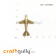 Charms / Elements 34mm Metal - Travel Air Plane - Bronze - Pack of 1 Charms / Elements 34mm Metal - Travel Air Plane - Bronze - Pack of 1