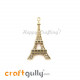 Charms / Elements 44mm Metal - Travel Eiffel Tower - Bronze - Pack of 1 Charms / Elements 44mm Metal - Travel Eiffel Tower - Bronze - Pack of 1