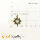 Charms / Elements 22mm Metal - Sun #2 - Bronze - Pack of 1 Charms / Elements 22mm Metal - Sun #2 - Bronze - Pack of 1