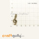 Charms / Elements 25.5mm Metal - Music Note #2 - Bronze - Pack of 1 Charms / Elements 25.5mm Metal - Music Note #2 - Bronze - Pack of 1