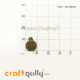 Charms / Elements 12.5mm Metal - Smiley - Bronze - Pack of 2 Charms / Elements 12.5mm Metal - Smiley - Bronze - Pack of 2