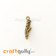 Charms / Elements 23mm Metal - Shoes #3 - Bronze - Pack of 1 Charms / Elements 23mm Metal - Shoes #3 - Bronze - Pack of 1