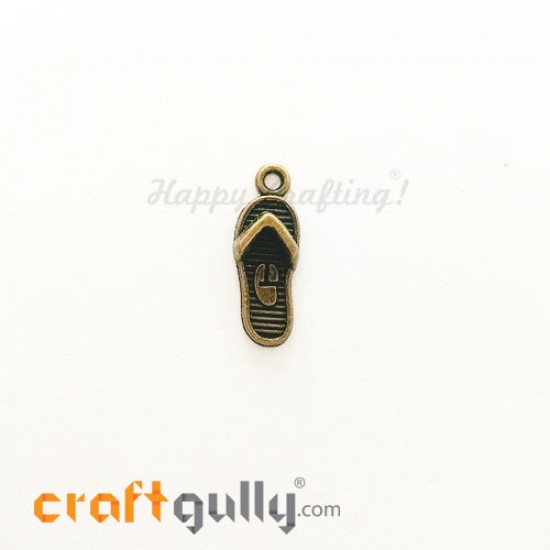 Charms / Elements 21mm Metal - Shoes #5 - Bronze - Pack of 1 Charms / Elements 21mm Metal - Shoes #5 - Bronze - Pack of 1
