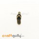 Charms / Elements 21mm Metal - Shoes #5 - Bronze - Pack of 1 Charms / Elements 21mm Metal - Shoes #5 - Bronze - Pack of 1