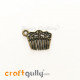 Charms / Elements 13mm Metal - Accessory Comb - Bronze - Pack of 1