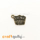 Charms / Elements 13mm Metal - Accessory Comb - Bronze - Pack of 1 Charms / Elements 13mm Metal - Accessory Comb - Bronze - Pack of 1