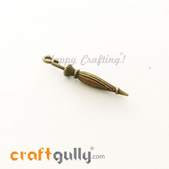 Charms / Elements 35mm Metal - Accessory Umbrella - Bronze - Pack of 1 Charms / Elements 35mm Metal - Accessory Umbrella - Bronze - Pack of 1