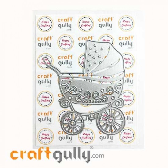 Dies - Metal - Baby Pram - Pack of 1 Dies - Metal - Baby Pram - Pack of 1