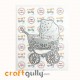 Dies - Metal - Baby Pram - Pack of 1 Dies - Metal - Baby Pram - Pack of 1
