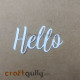 Dies - Metal - Sentiments Hello #1 - Pack of 1