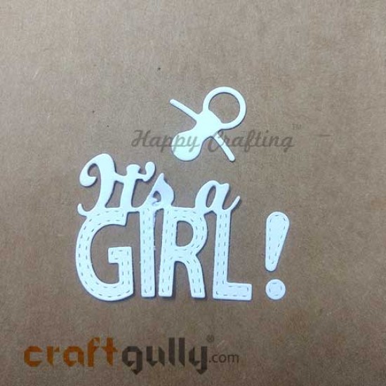 Thin Cut Dies - It's A Girl - Pack of 1 Thin Cut Dies - It's A Girl - Pack of 1