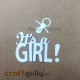 Thin Cut Dies - It's A Girl - Pack of 1 Thin Cut Dies - It's A Girl - Pack of 1