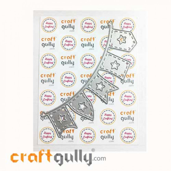 Dies - Metal - Border Bunting #1 - Pack of 1 Dies - Metal - Border Bunting #1 - Pack of 1