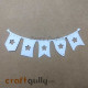 Dies - Metal - Border Bunting #1 - Pack of 1