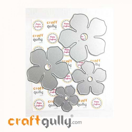 Dies - Metal - 3D Flowers #1 - Set of 4