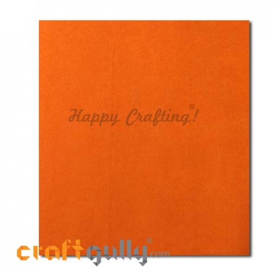 Fabric - Felt - Orange - 16 inches