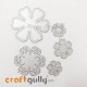 Dies - Metal - 3D Flowers #5 - Set of 5